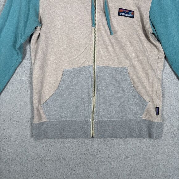 Patagonia Board Short Full Zip Light Weight Hoodie Women’s Size S Organic Cotton - Picture 4 of 16